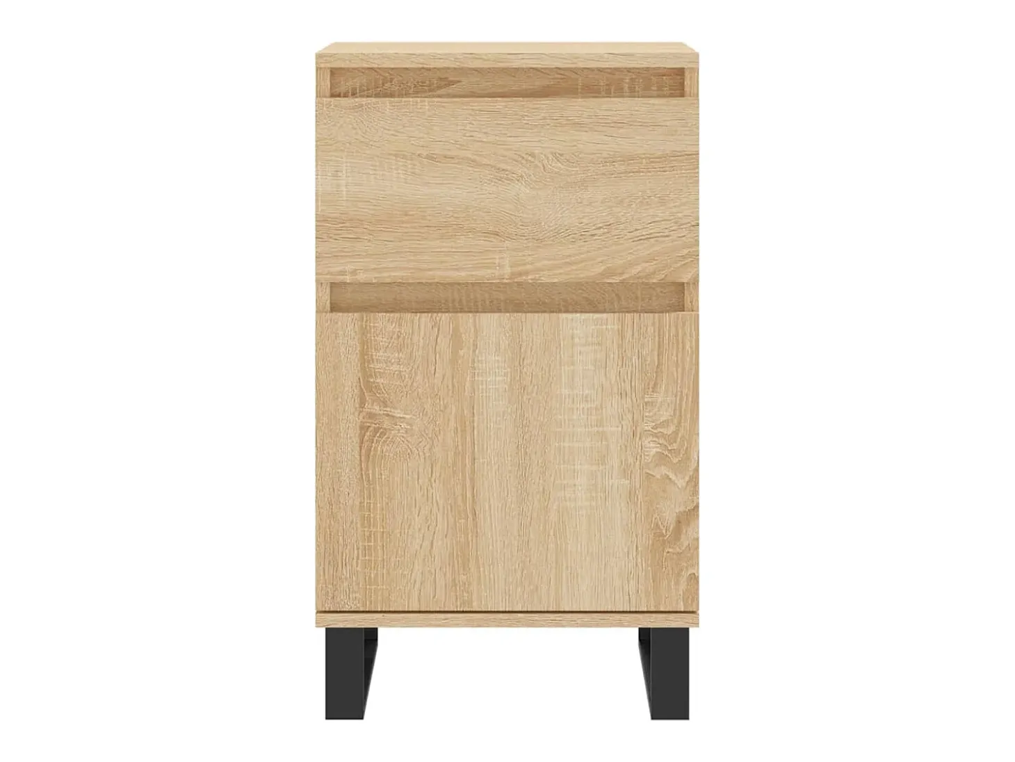 Aparador de roble Sonoma 40x35x70 cm madera de ingeniería