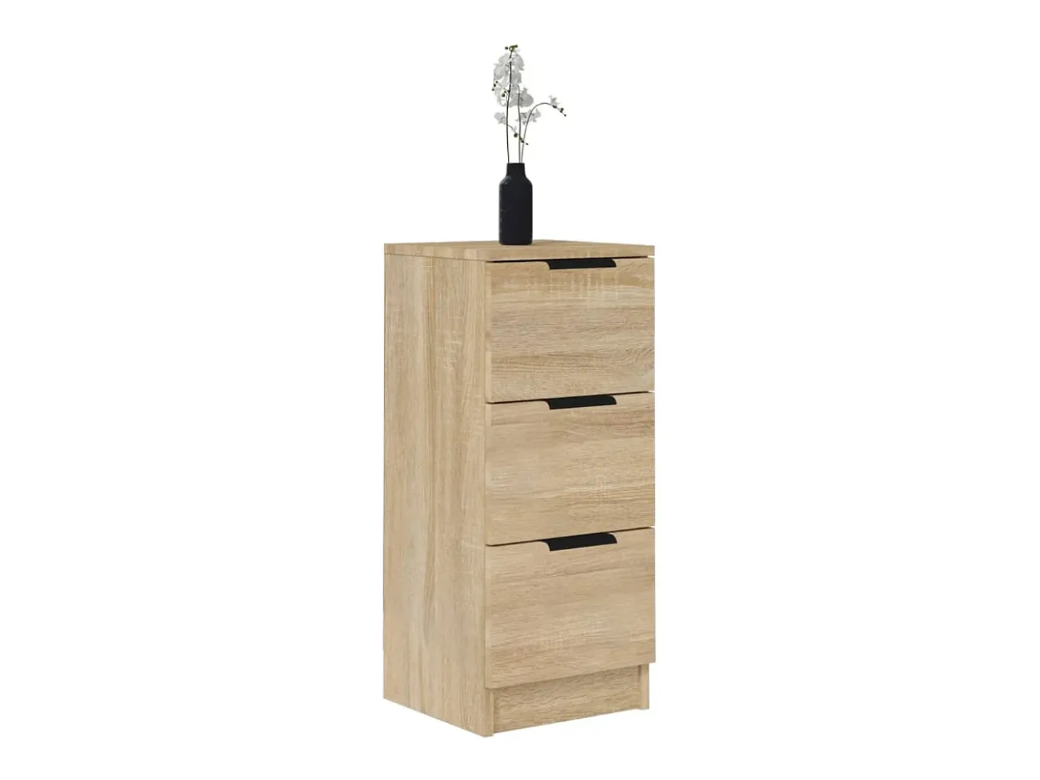 Aparador de roble Sonoma 30x30x70 cm Madera de ingeniería