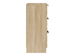 Aparador de roble Sonoma 30x30x70 cm Madera de ingeniería