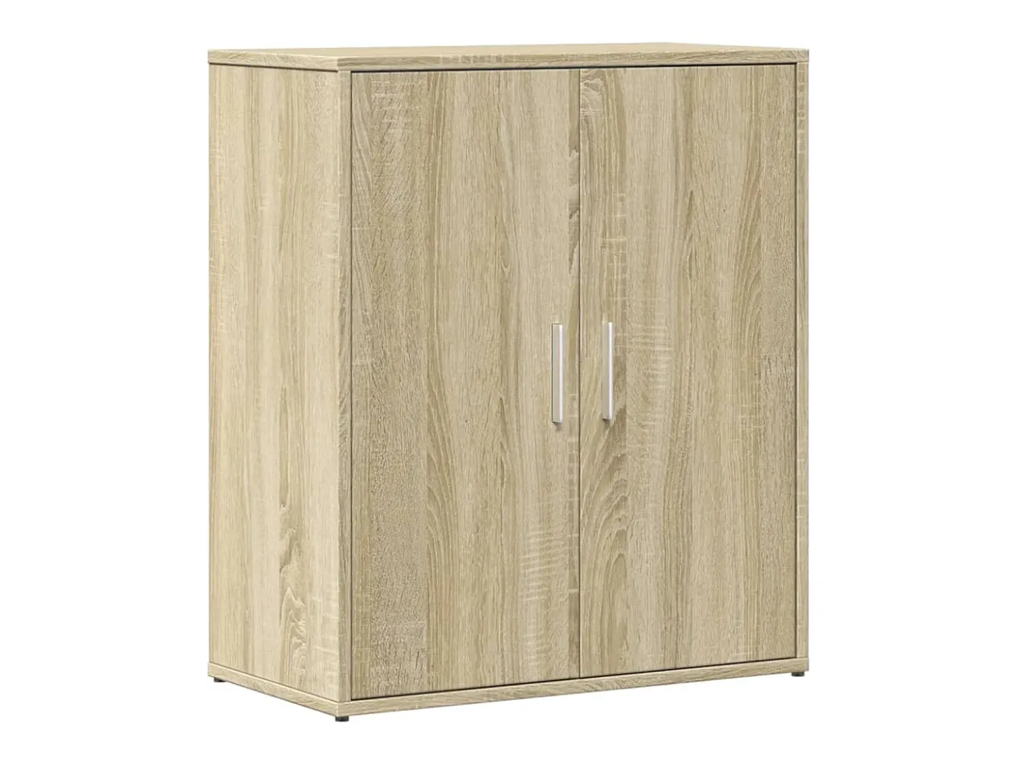 Aparador de roble Sonoma 60x31x70 cm madera de ingeniería