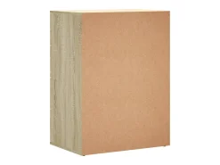 Aparador de roble Sonoma 60x39x80 cm madera de ingeniería