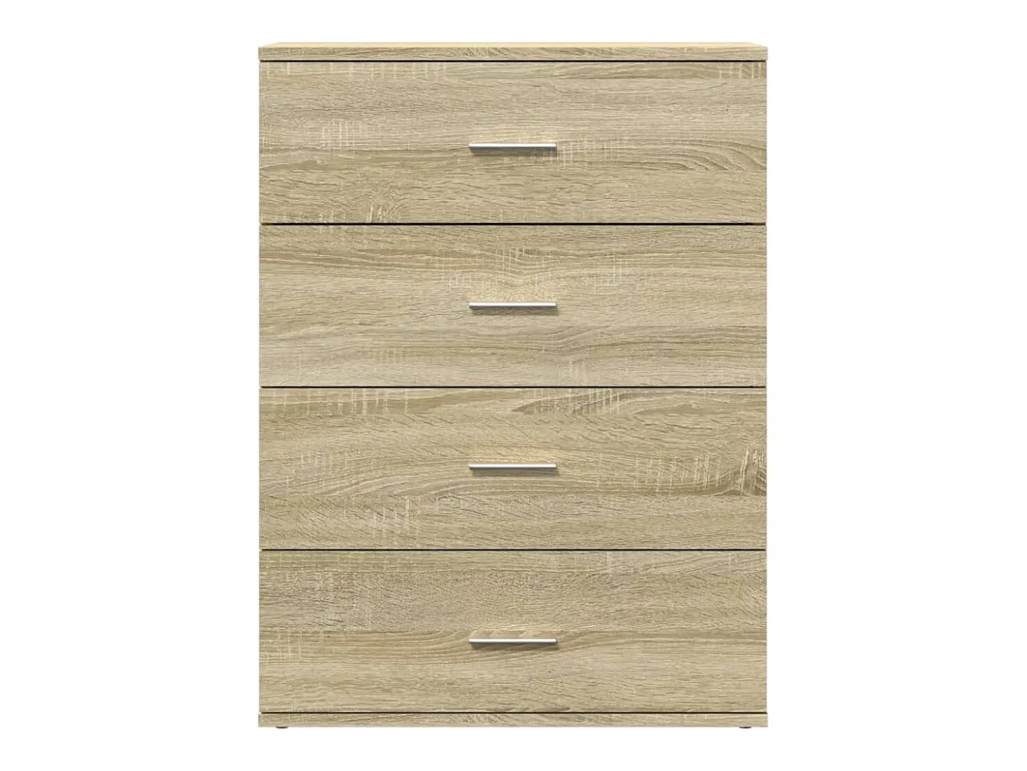 Aparador de roble Sonoma 60x39x80 cm madera de ingeniería