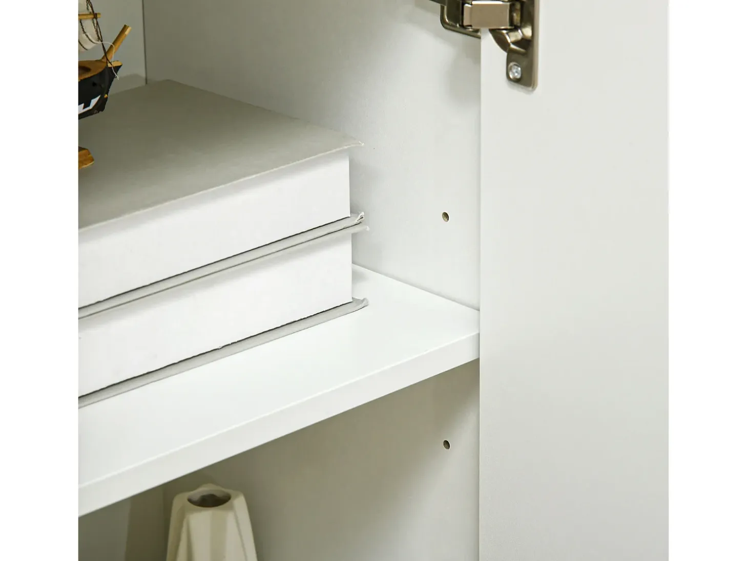 Aparador de salón blanco 90x32x80 cm HOMCOM