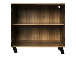 Aparador de salón con 4 puertas, Mueble de salón con patas de PVC