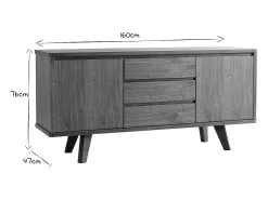 Aparador diseño nogal FIFTIES