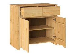 Aparador Drammen Roble 79 x 43 x 75.5 cm Madera maciza de Pino