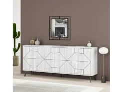 Aparador Dune 183 blanco 184x35x77.4 cm