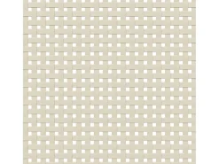 Aparador en imitación ratán marrón 80x40x80 cm madera maciza de pino