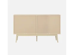 Aparador escandinavo efecto madera con 2 puertas, 150cm natural