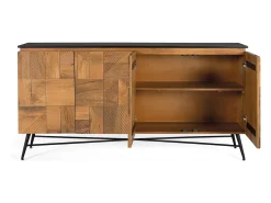 Aparador fabricado en madera de mango con acabado natural 170 cm
