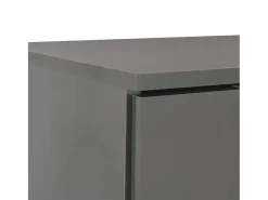Aparador Gris Brillo 71x35x80 cm Madera de Ingeniería