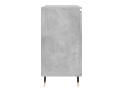 Aparador gris hormigón 104x35x70 cm madera de ingeniería