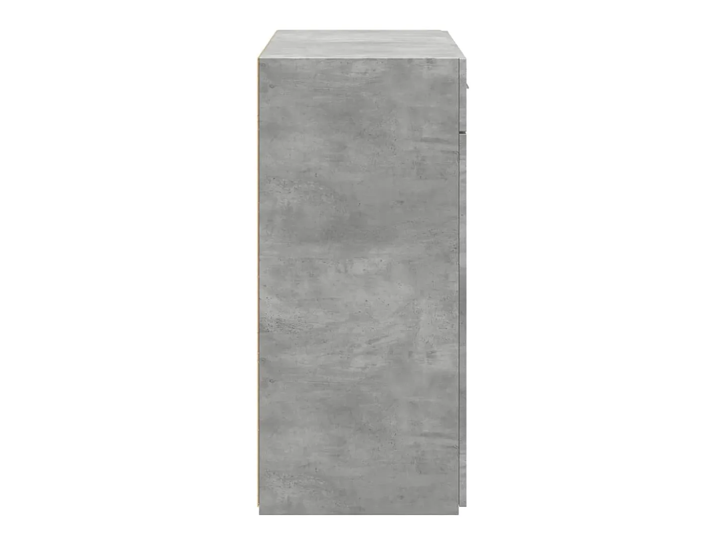 Aparador gris hormigón 80x42,5x93 cm madera de ingeniería