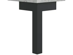Aparador gris hormigón 69,5x34x90 cm madera de ingeniería