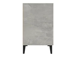 Aparador gris hormigón 100x36x60 cm madera de ingeniería