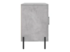 Aparador gris hormigón 100x36x60 cm madera de ingeniería