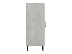 Aparador Gris Hormigón 34,5x34x90 cm Madera de Ingeniería