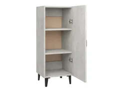 Aparador Gris Hormigón 34,5x34x90 cm Madera de Ingeniería