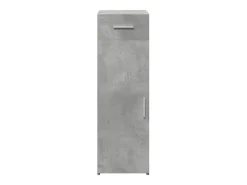 Aparador gris hormigón 30x42,5x93 cm madera de ingeniería