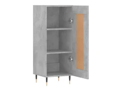 Aparador Gris Hormigón 34,5x34x90 cm Madera de Ingeniería