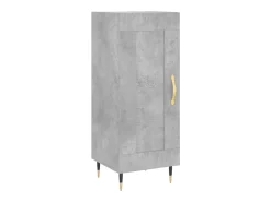 Aparador Gris Hormigón 34,5x34x90 cm Madera de Ingeniería