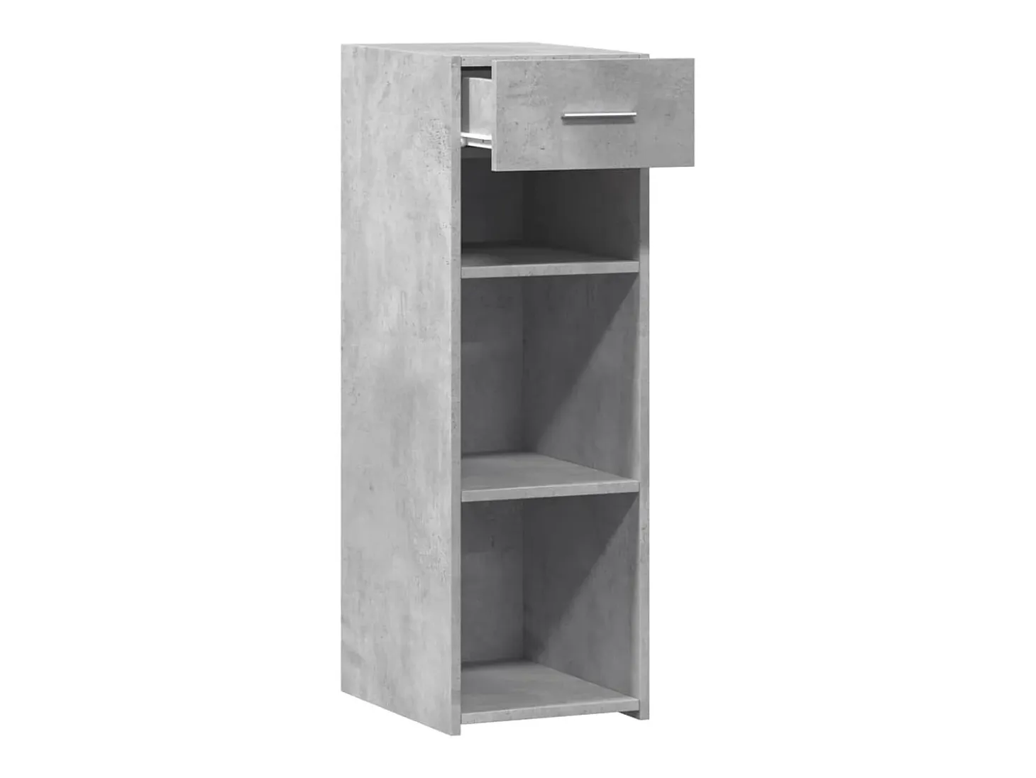 Aparador gris hormigón 30x42,5x93 cm madera de ingeniería