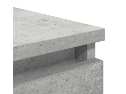 Aparador gris hormigón 37,5x35x76 cm madera de ingeniería