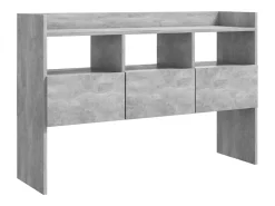 Aparador Gris Hormigón 105x30x70 cm Madera de Ingeniería