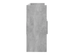 Aparador Gris Hormigón 105x30x70 cm Madera de Ingeniería