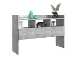 Aparador Gris Hormigón 105x30x70 cm Madera de Ingeniería