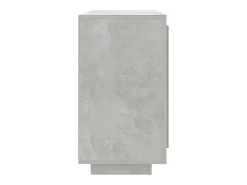Aparador Gris Hormigón 80x40x75 cm Madera de Ingeniería