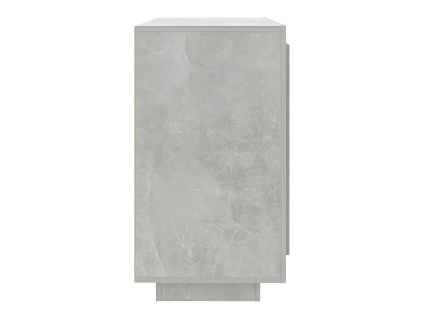 Aparador Gris Hormigón 80x40x75 cm Madera de Ingeniería