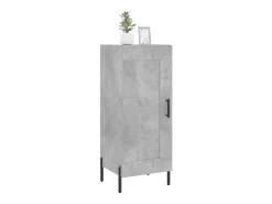 Aparador Gris Hormigón 34,5x34x90 cm Madera de Ingeniería