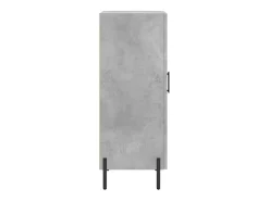 Aparador Gris Hormigón 34,5x34x90 cm Madera de Ingeniería