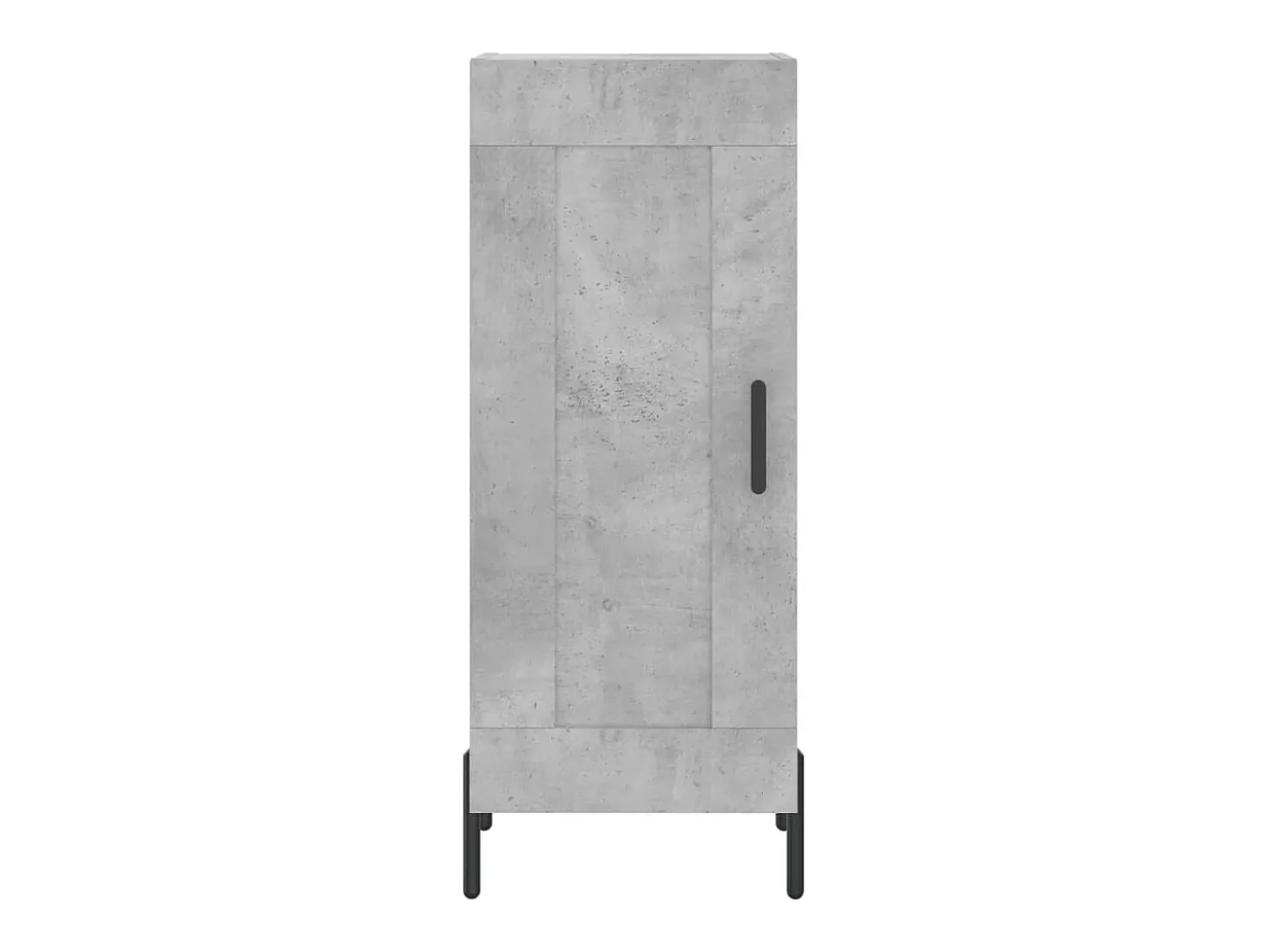 Aparador Gris Hormigón 34,5x34x90 cm Madera de Ingeniería
