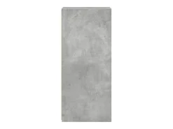 Aparador gris hormigón 30x41x93 cm madera de ingeniería