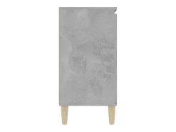 Aparador gris hormigón 101x35x70 cm madera de ingeniería