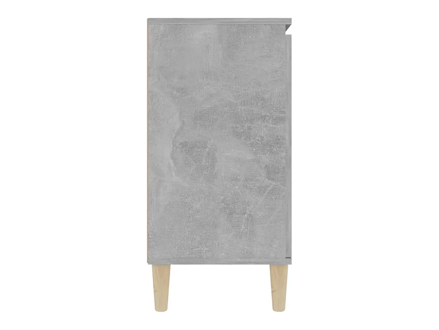 Aparador gris hormigón 101x35x70 cm madera de ingeniería