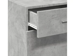 Aparador gris hormigón 50x42,5x93 cm madera de ingeniería