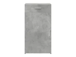 Aparador gris hormigón 50x42,5x93 cm madera de ingeniería