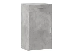 Aparador gris hormigón 50x42,5x93 cm madera de ingeniería