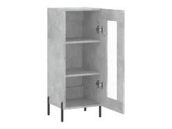 Aparador Gris Hormigón 34,5x34x90 cm Madera de Ingeniería