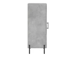 Aparador Gris Hormigón 34,5x34x90 cm Madera de Ingeniería