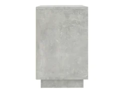 Aparador gris hormigón 102x35x60 cm madera de ingeniería