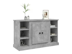 Aparador Gris Hormigón 100x35,5x60 cm Madera de Ingeniería