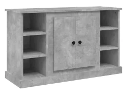 Aparador Gris Hormigón 100x35,5x60 cm Madera de Ingeniería