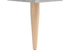 Aparador gris hormigón 69,5x34x90 cm madera de ingeniería