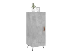 Aparador Gris Hormigón 34,5x34x90 cm Madera de Ingeniería