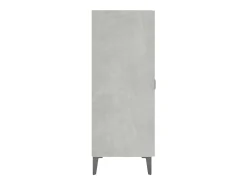 Aparador gris hormigón 69,5x34x90 cm madera de ingeniería