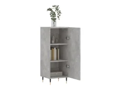 Aparador Gris Hormigón 34,5x34x90 cm Madera de Ingeniería